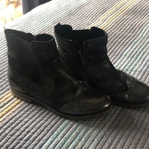Remonte silver/black booties